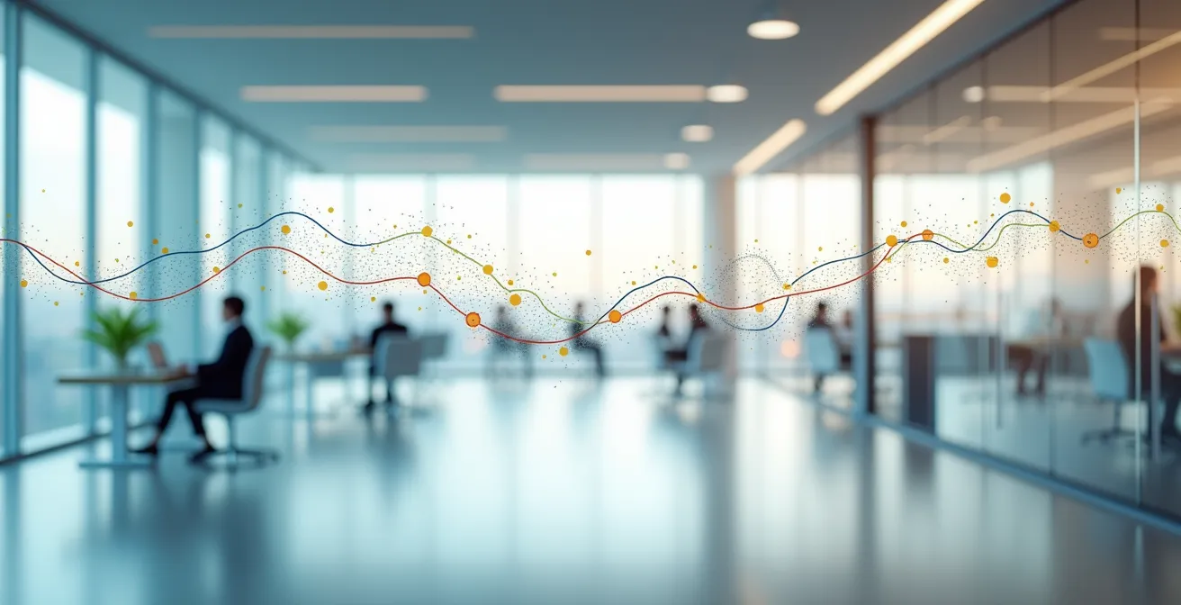 Diagramme visuel montrant le flux de données dans une PME québécoise avec des points de sécurité